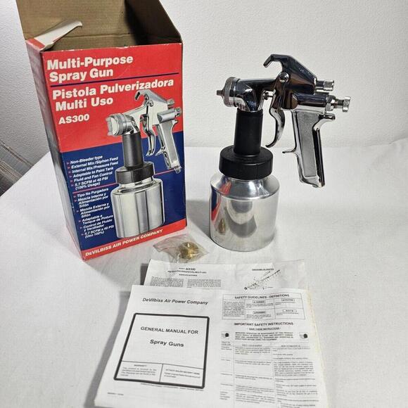 DeVilbliss Air Power AS300 Multi-Purpose Spray Gun - Picture 6 of 11